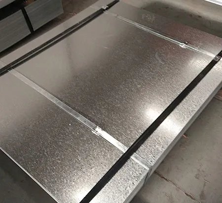 Galvanized steel plate